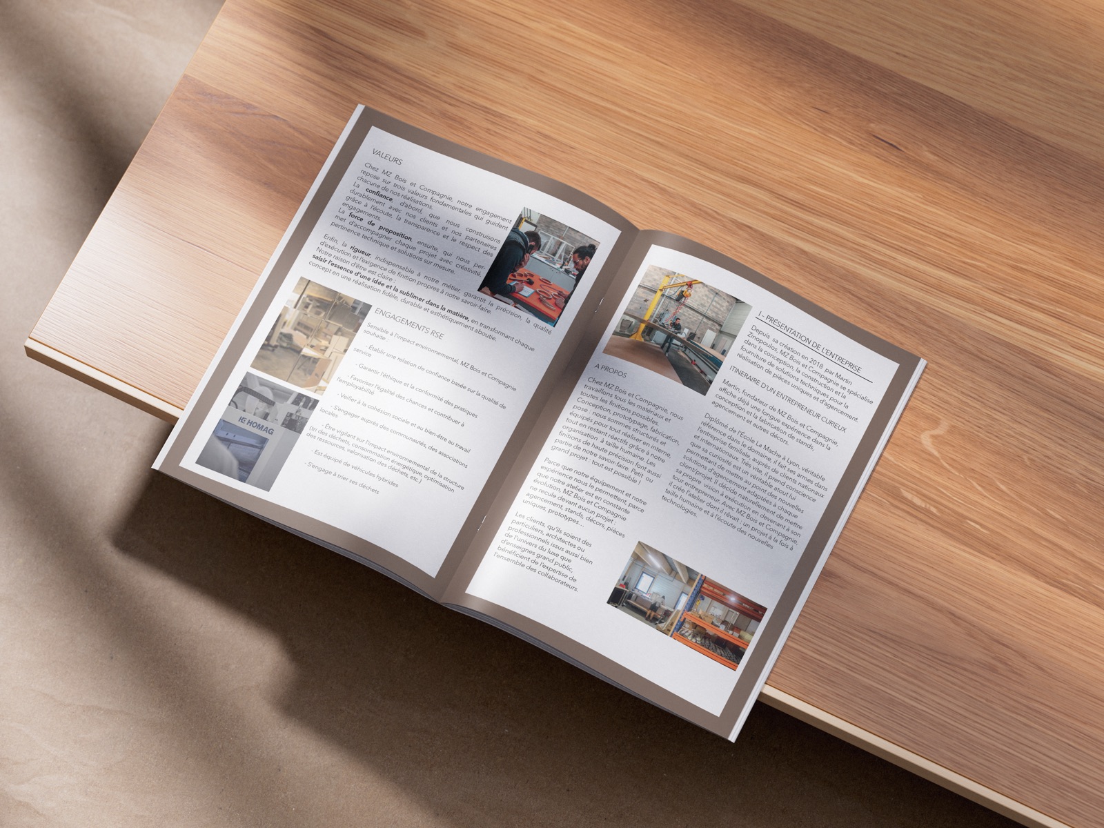 Livret d'accueil MZ Bois – pages intérieures